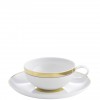 Domo Gold Tea Cup and Saucer