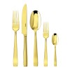 Flat Gold Five Piece Place Setting