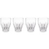 Aurora Crystal Stemless Wine Glasses Set/4