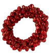 Petite Bell Red Napkin Ring Set/4