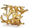 Coral Gold Napkin Ring Set/4