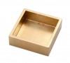 Lacquer Cocktail Napkin Box Gold