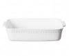 Pearl White Rectangular Baker