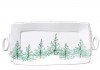 Lastra Holiday Handled Rectangular Platter