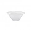 Ruffle White Round Cereal Bowl Set/4