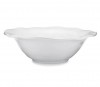 Ruffle White Round Serving Bowl