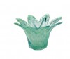 Onda Glass Green Small Leaf Centerpiece