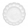 Bella Bianca Beaded Salad Plate