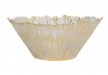 Rufolo Glass Gold Large Deep Bowl