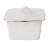 Cantaria Square Covered Casserole White