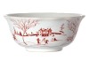 Country Estate Winter Frolic Ruby Cereal Bowl