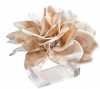 Dahlia Napkin Ring in Ivory Set/4