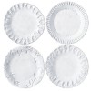 Incanto White Assorted Canape Plates Set/4