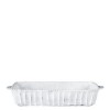 Incanto White Stripe Medium Rectangular Baking Dish