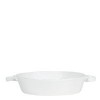 Lastra White Handled Round Baker