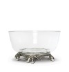 Olive Grove Glass and Pewter Bowl