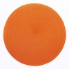 Round Placemat in Orange Set/4
