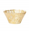 Rufolo Glass Gold Small Deep Bowl