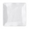 Ruffle White Square Dinner Plate set/4