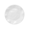 Ruffle White Round Salad Plate