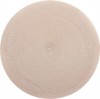 Round Placemat in Sand Set/4