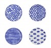 Santorini Assorted Canape Plates Set/4