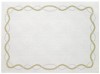 Olympia Silver and Gold Rectangle Placemat Set/4