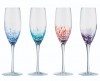 Speckle Champagne Flute Set/4