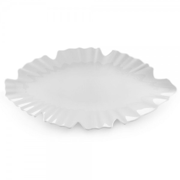 Zen White Large Serving Platter