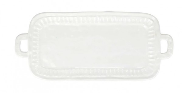Pietra Serena Handled Rectangular Platter