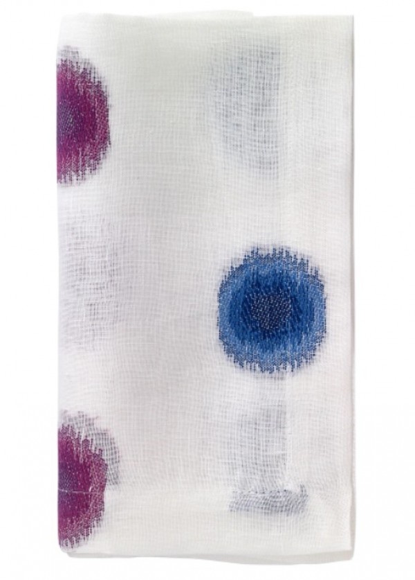 Confetti Purple and Blue Napkin Set/4