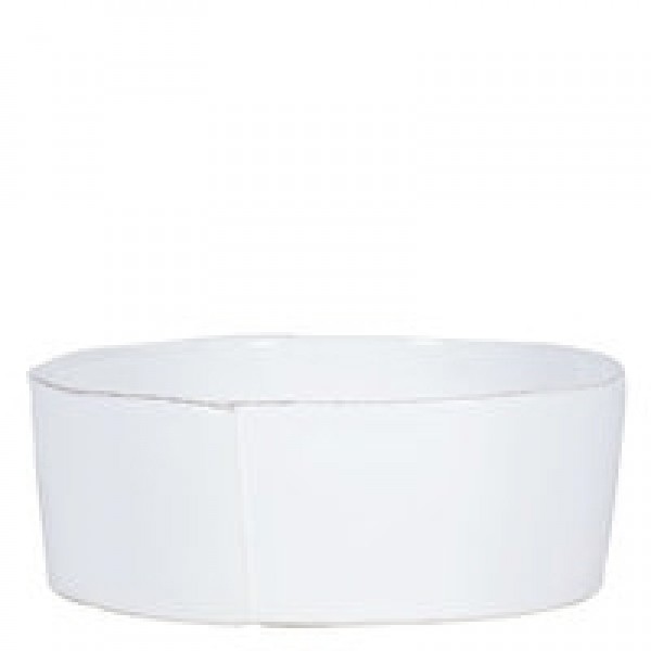 Lastra White Large Serving Bowl