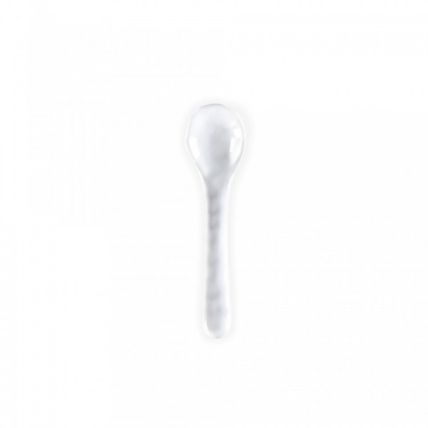 Ruffle White Tasting Spoon