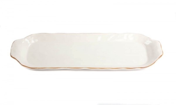 Cantaria Butter/Sauce Server Tray Ivory