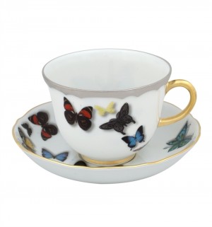 Butterfly Parade Tea Cup and Saucer