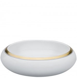 Domo Gold Salad/Serving Bowl