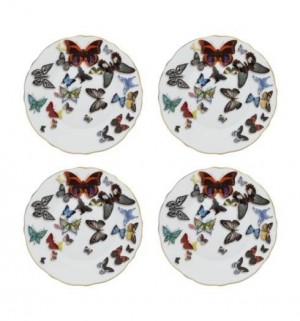 Butterfly Parade Bread and Butter Plate Set/4