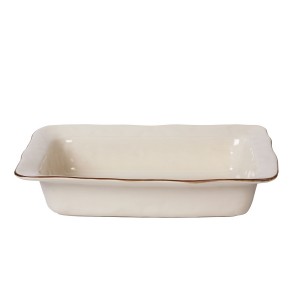 Cantaria Large Rectangular Baker Ivory