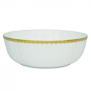 Antique Gold Serving Bowl