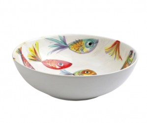 Pesci Colorati Deep Bowl