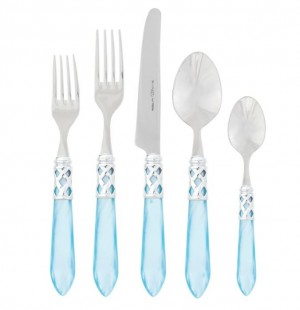 Aladdin Light Blue Brilliant Five Piece Place Setting