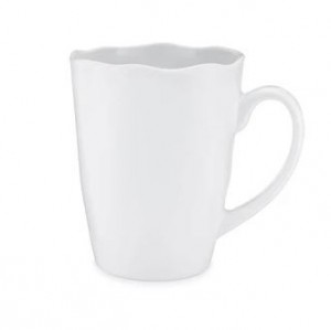 Ruffle White Mug