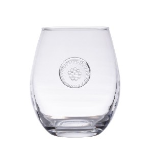 Berry and Thread Stemless White Wine Glass