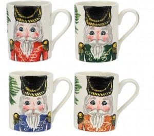 Nutcracker Assorted Mugs Set/4