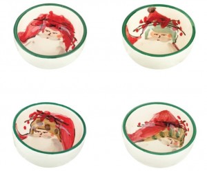 Old St. Nick Assorted Condiment Bowls Set/4