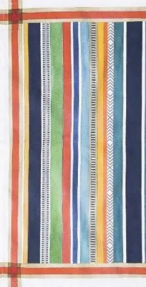 Basque Stripe Napkin Set/4