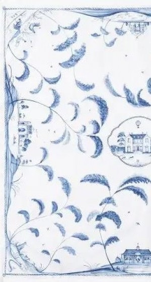 Country Estate Delft Blue Napkin Set/4