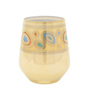 Regalia Cream Stemless Wine Glass