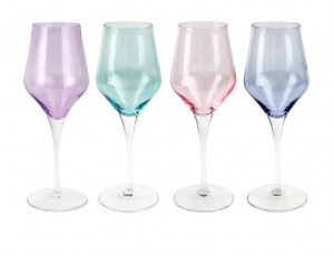 Contessa Assorted Wine Glass Set/4