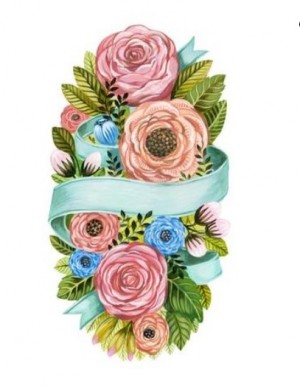 Spring Floral Table Accent Pack/12